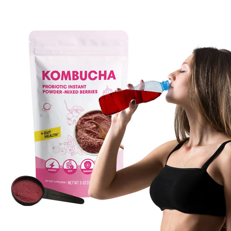 OEM ODM OBM bag Apple cider vinegar enzyme liquid drink kombucha scoby detox probiotic flat slim tummy tea