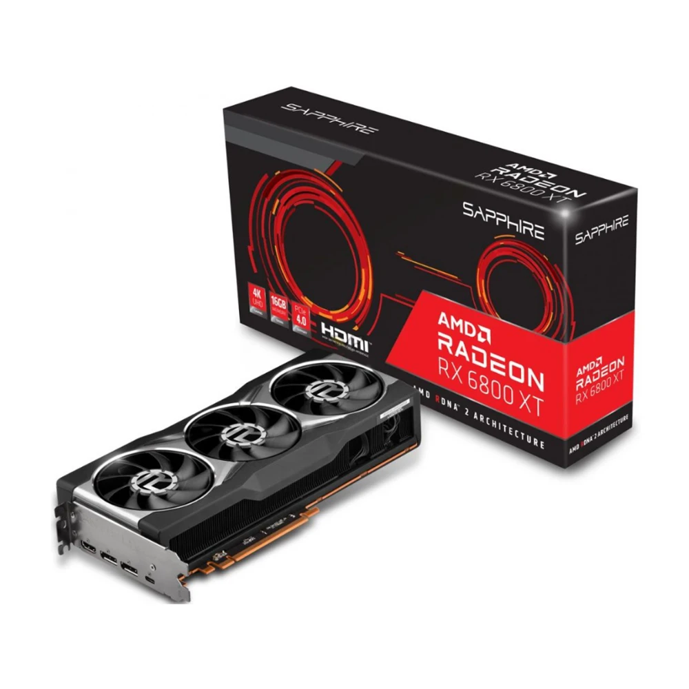 Австрийская оригинальная игровая видеокарта 2021 XFX со склада AMD Radeon RX 6800 XT 16G
