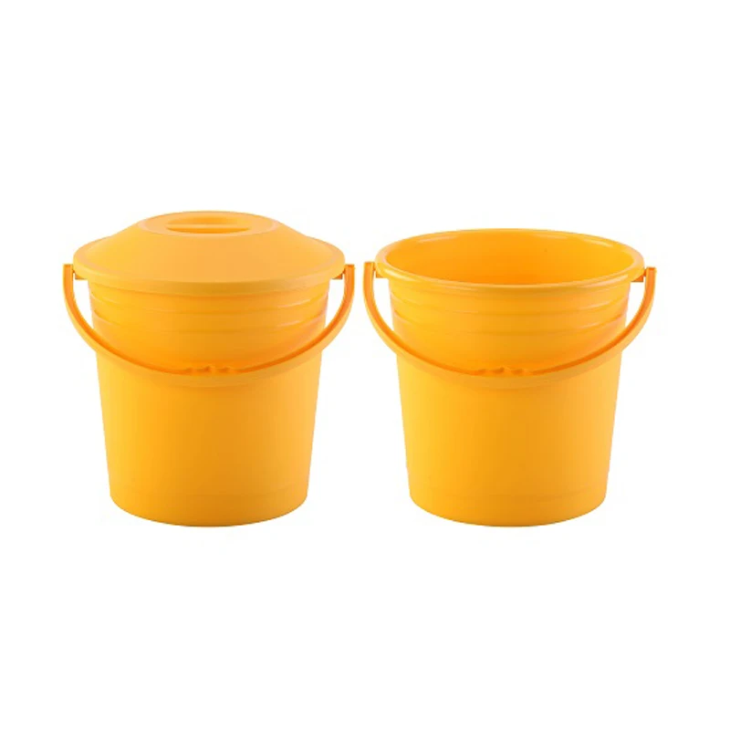 Plastic Buckets Plastic balti Hot sale! 16 liter clear plastic bucket with handle and lid for blocks and toys