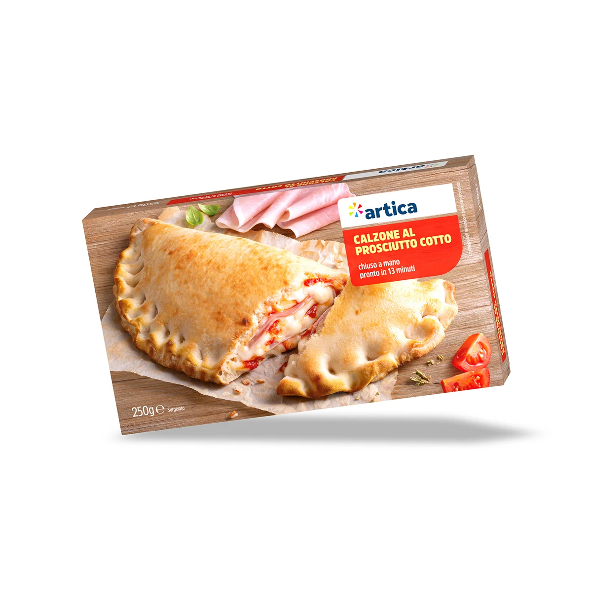
TOP QUALITY - ITALIAN CALZONE WITH HAM AND CHEESE 250G - ready to ship 