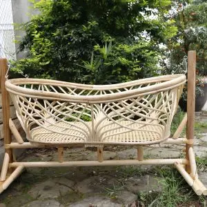 
Natural Eco Friendly Rattan Baby Crib For Baby Sleeping With Top Grade Quality From Vietnam 