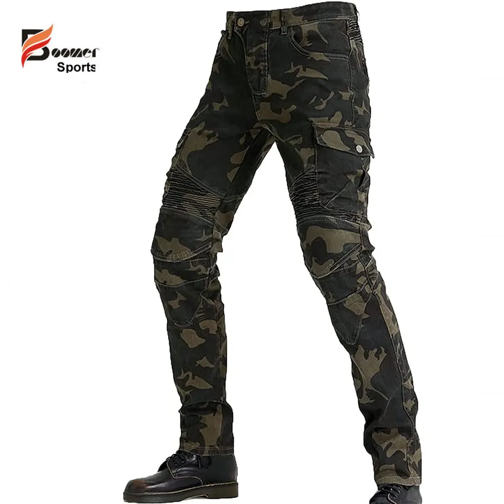 OEM дизайн для мужчин Rider байкерские синие джинсы велосипед Брюки Крест колена