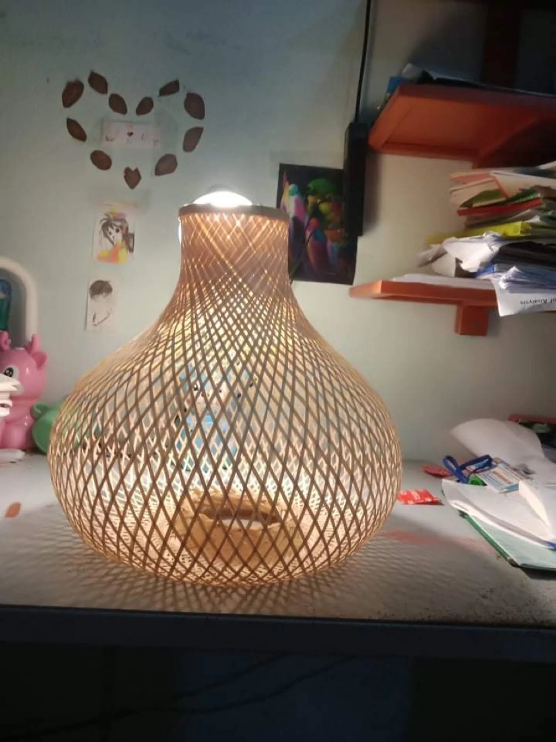 
Modern Bamboo Light Suspension Lantern Ceiling Light For restaurant bar cafe Home Decor Lighting 