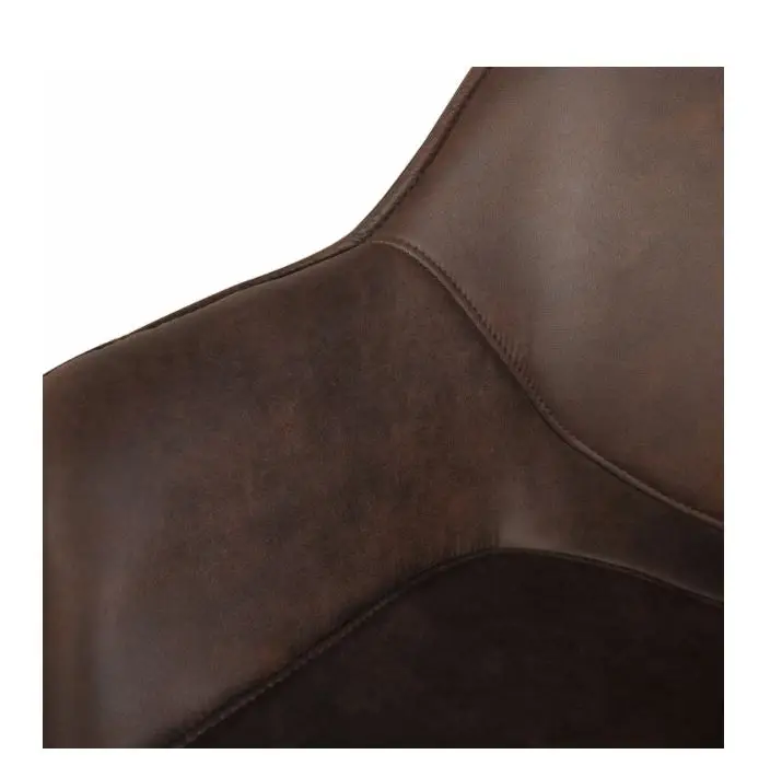 Factory Direct Supply High Quality Durable Industrial Genuine Leather Bar Stool For Kitchen And Home Decor Chairs Use