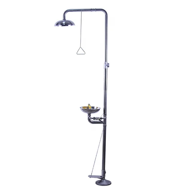 Hot seller Chinese manufacturer Safety equipment Stainless Steel Safety Portable Emergency Shower Eye Wash