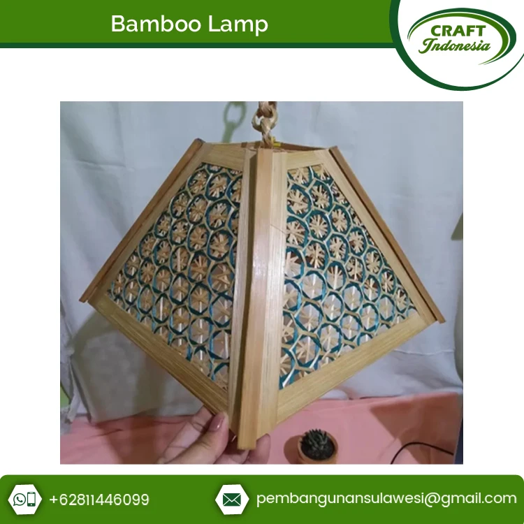 Minimal Price High Quality Long Lasting Bamboo Material Floor Lamp for Wholesale Purchasers