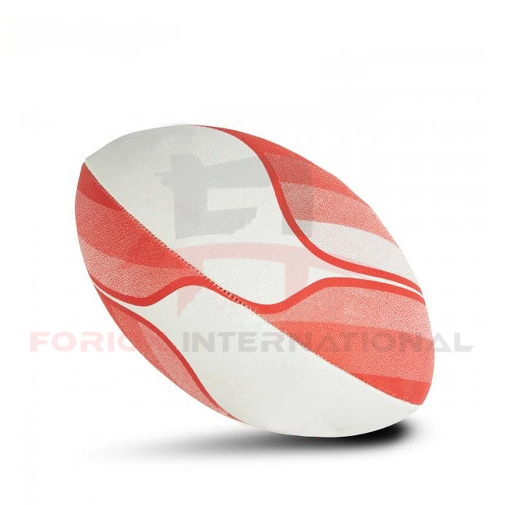 
Customized Design and logo Promotional And Match Pu Rugby Ball Size 5 Match Rugby 