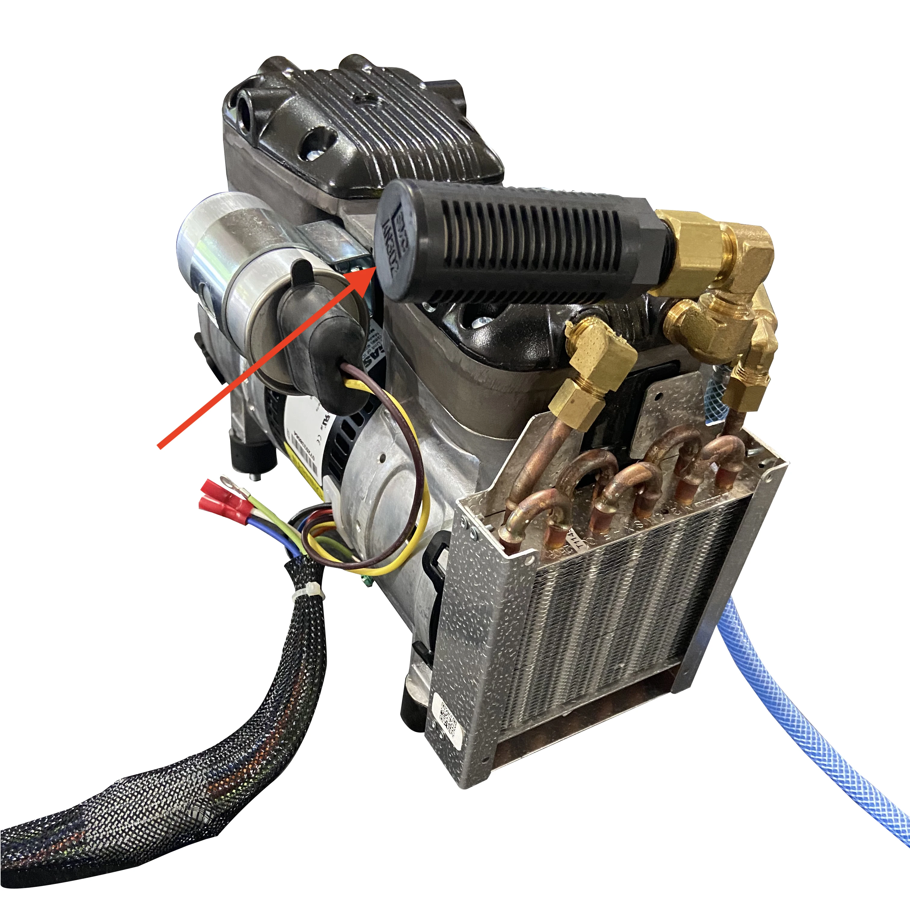 
Flame Resistant Muffler With Brass Fitting 