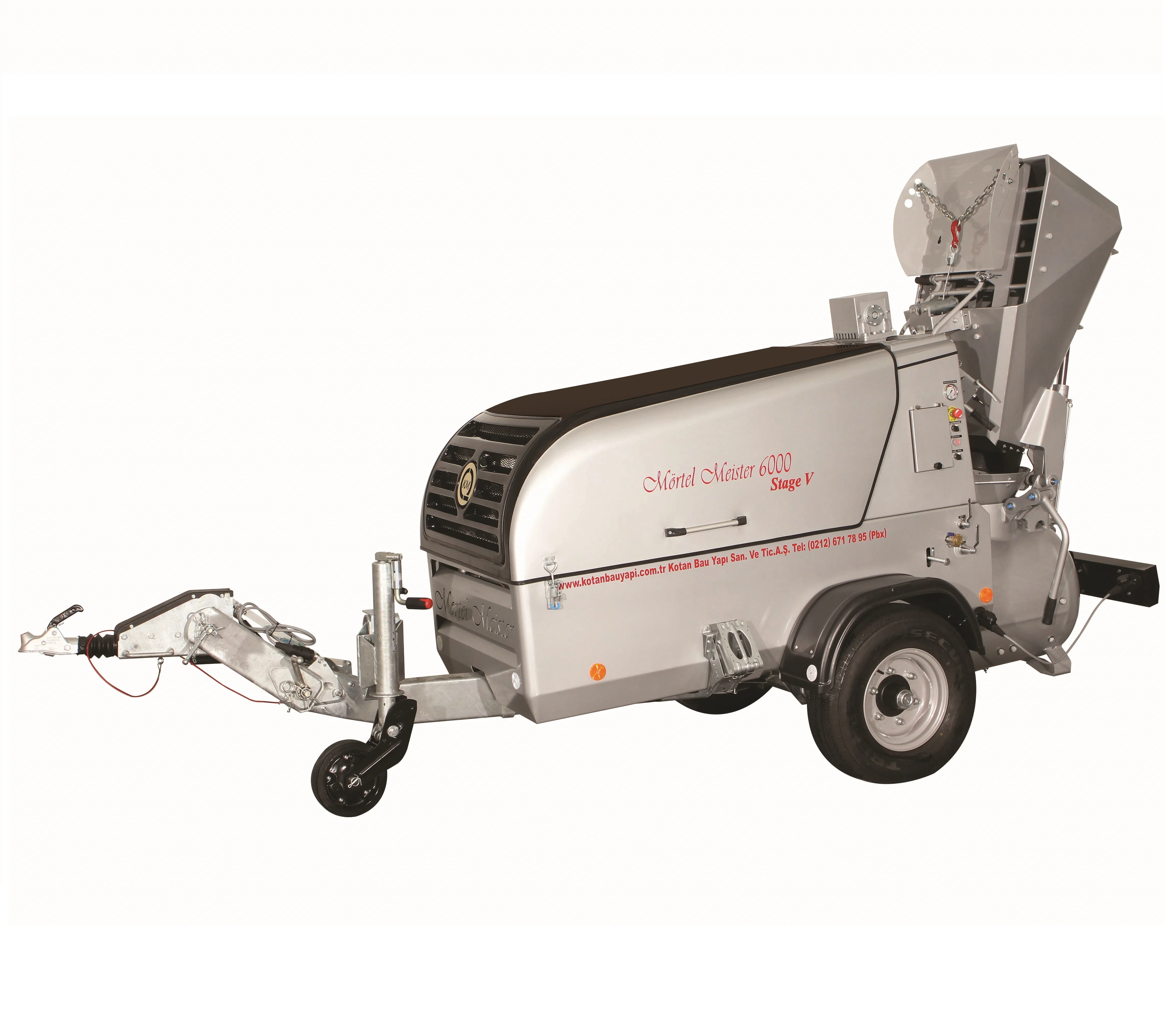 Mortel Meister 6000V Screed Pump With Skip/Scraper