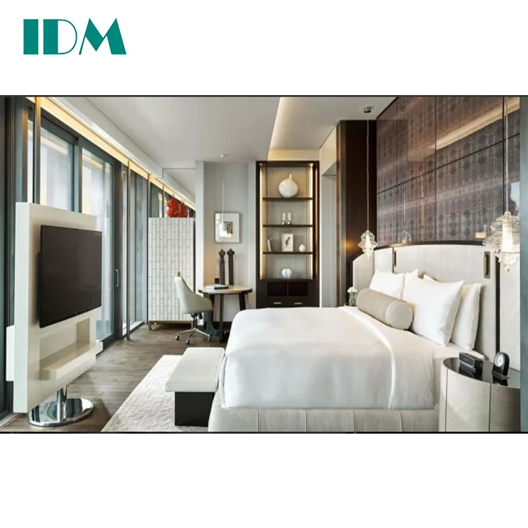 IDM-A39 Professional Design Custom Modern 5 Star Hotel Bed Room Furniture Bedroom Set