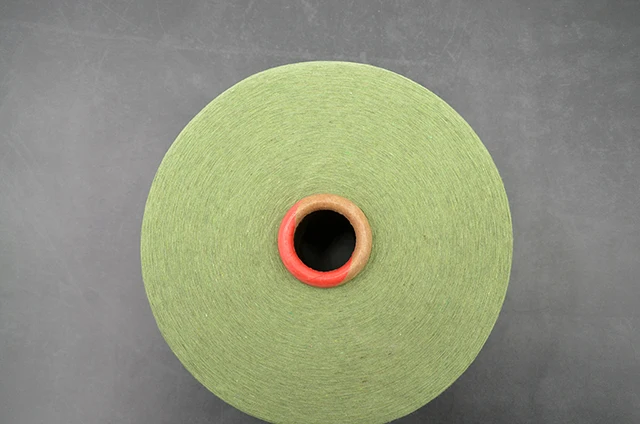 From Vietnam fancy yarn GRS Certification Dyed Blended CVC Cotton Socks Yarn Technics Style Fabric Pattern