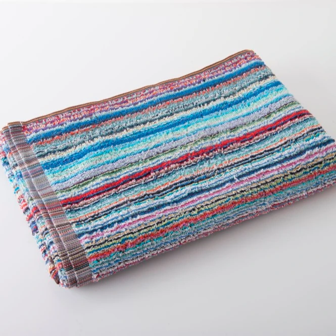 Yarn dyed Multi Stripe Bath Towels 100% Cotton with Fancy Packing