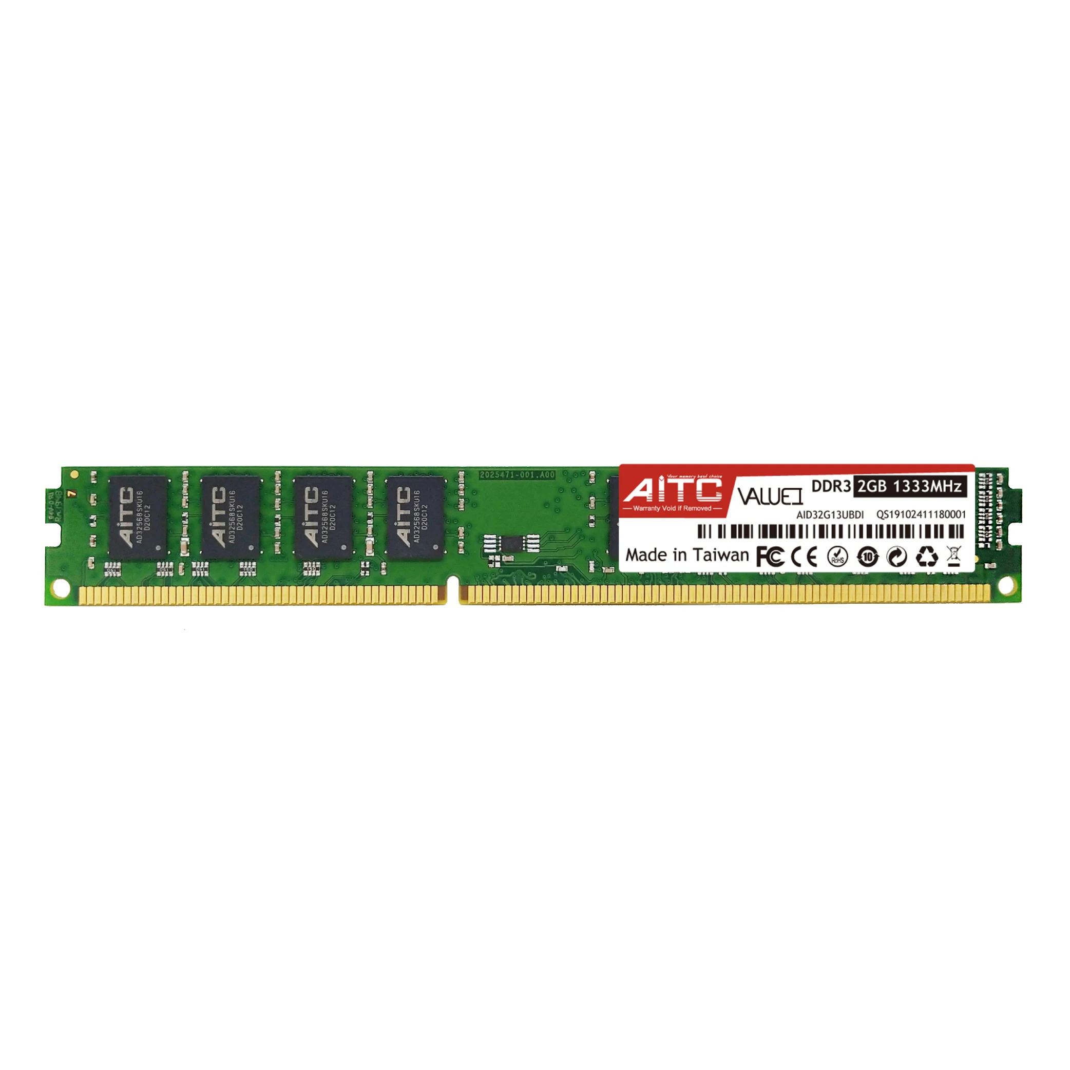  Лидер продаж оперативная память AITC PC3 2 Гб 10600 для настольного