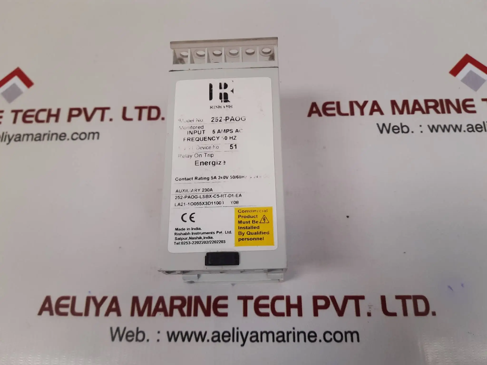 252-paog Protector Relay Trip