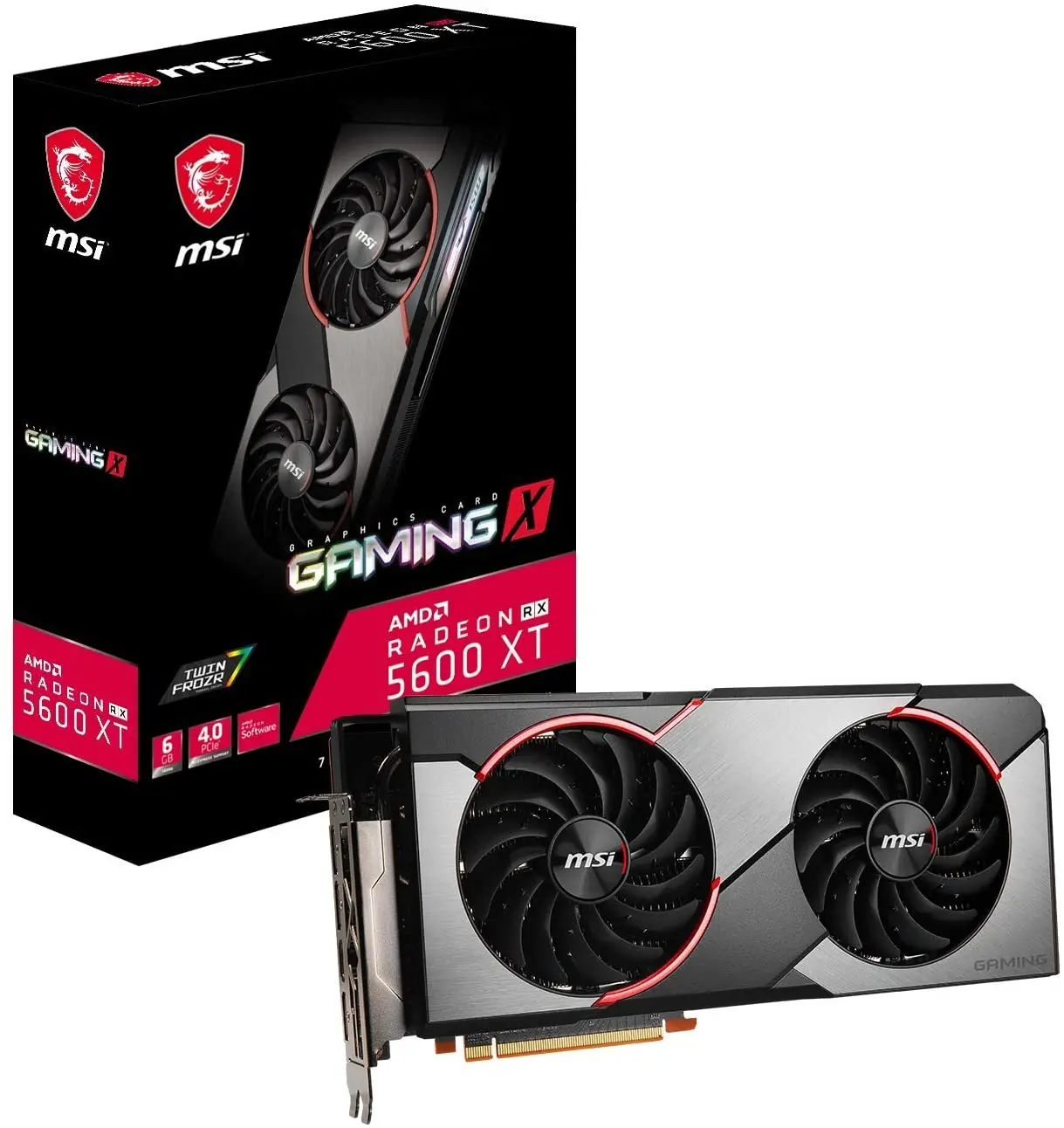 {{LOWEST PRICE}} ORIGINAL M S I GAMING RADE-ON RX 5600 XT Boost Clock: 1620 MHz 192-bit 6GB GDDR6 GRAPHICS CARD
