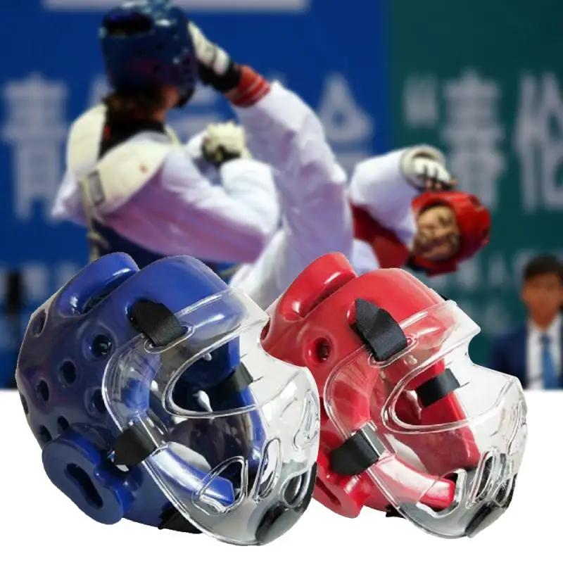 
Adult&kid Taekwondo Headguard Helmet Karate Boxing Sanda Maskk Head Face Protector Headgear Boxing Head Protection Helmet 