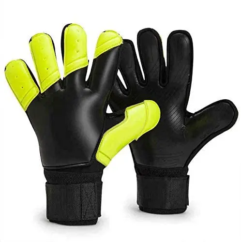 Dexam Profession Leather Goalkeeping Gloves Training Football Goalie Soccer Gloves Available In Bright Eye-Catching Colors