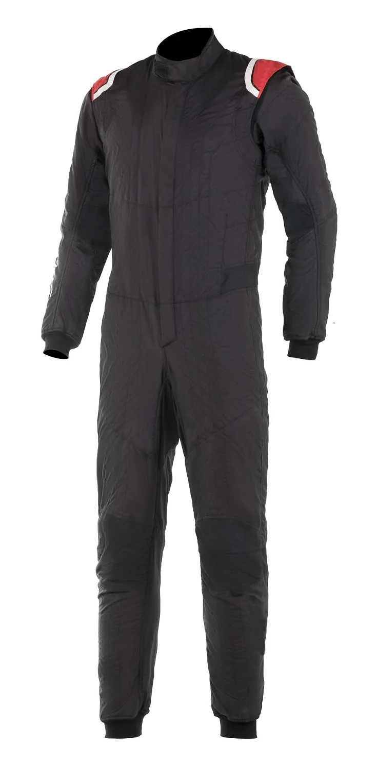 Easy Wear comfortable go kart racing suit Car Racing Suit Black Color Breathable Racing Suit