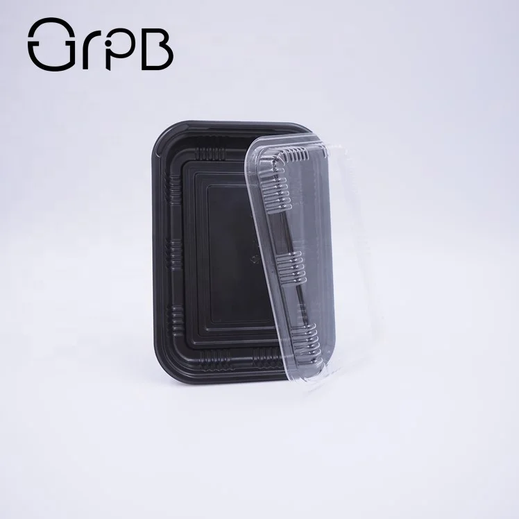 
Stocked rectangular plastic lunch boxes with lids 