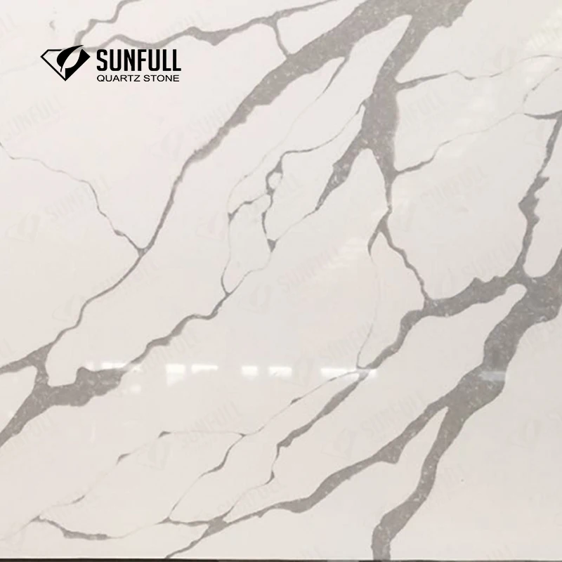  interior wall artificial white quartz
