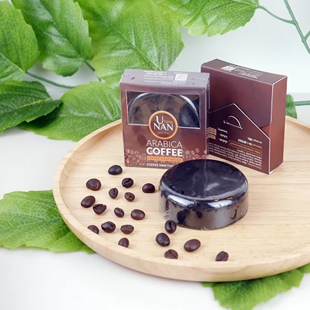 Factory Wholesale OEM Coffee Gold Facial Soap, Handmade Coffee Soap Herbal Soap Thailand