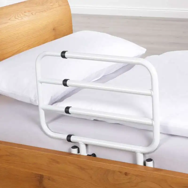 Home care assistive device height adjust bed rail