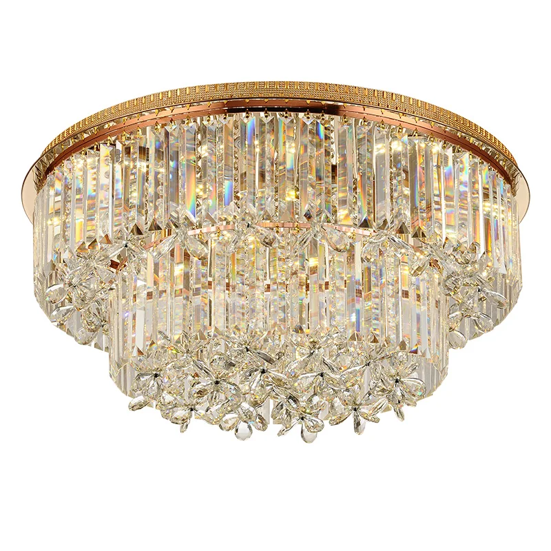 modern luxury k9 crystal chandelier lighting gold chandeliers pendant lights