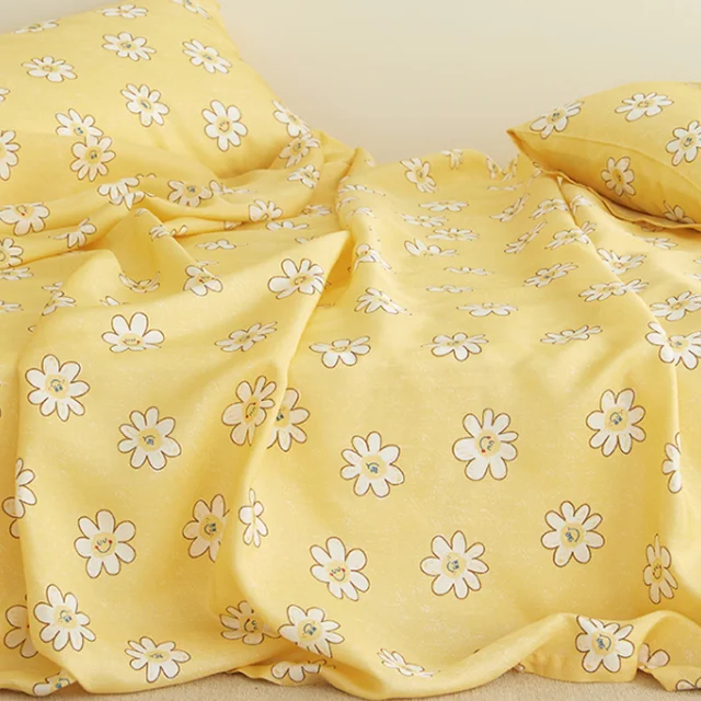  [KIDS_SUMMER DAISY] Корейский Роскошный комплект постельного белья простыня пододеяльник 100% хлопок полумикрофибра Премиум качество
