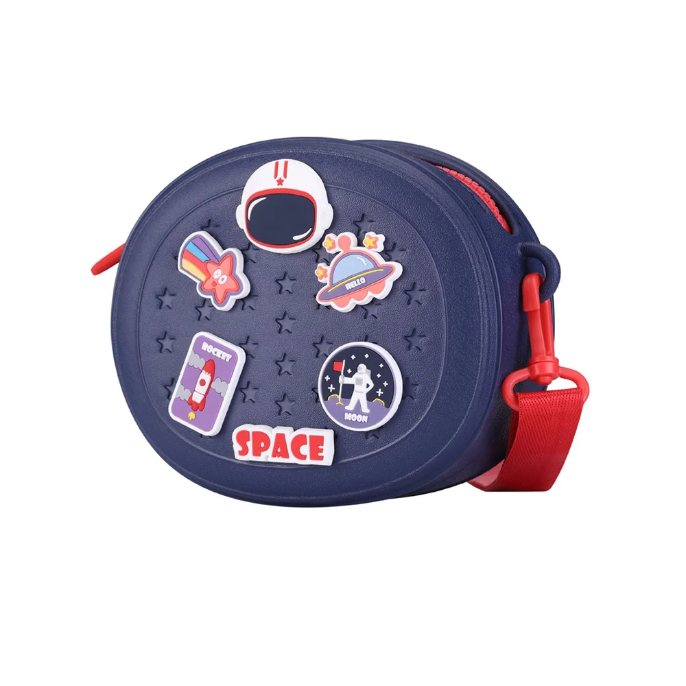 YUNTAB Kids Toddler Purse, with DIY Cartoon Buckles, Easy Clean Lightweight, Kindergarten Preschool Age 2 3 4 5 6 7 8