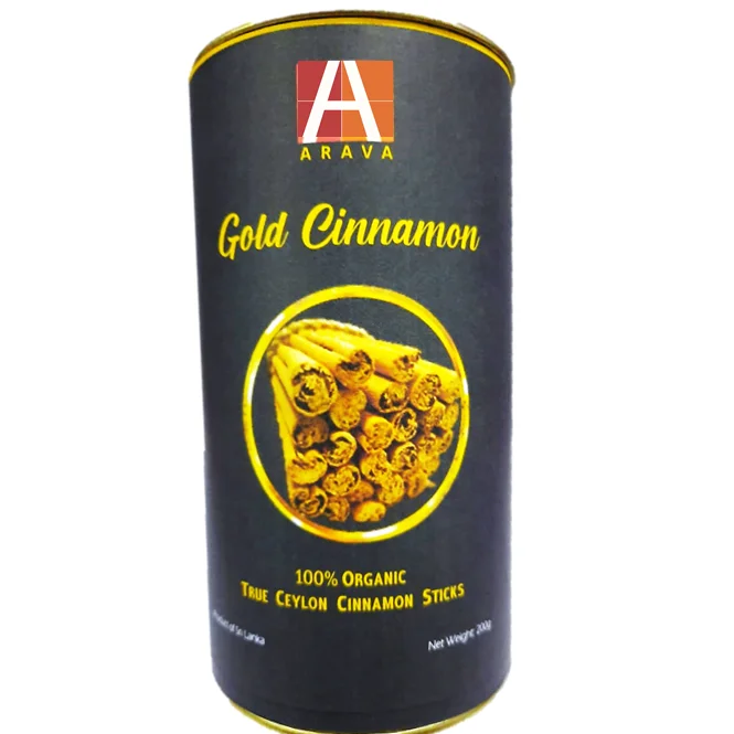 Оригинальные Цейлонские палочки корицы 100 г Подарочная жестяная банка