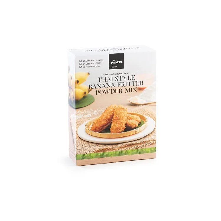 
Premium Grade Baking Wheat Flour Roasted Coconut And Sesame Flavor Thai Style Banana Fritter Powder Mix 