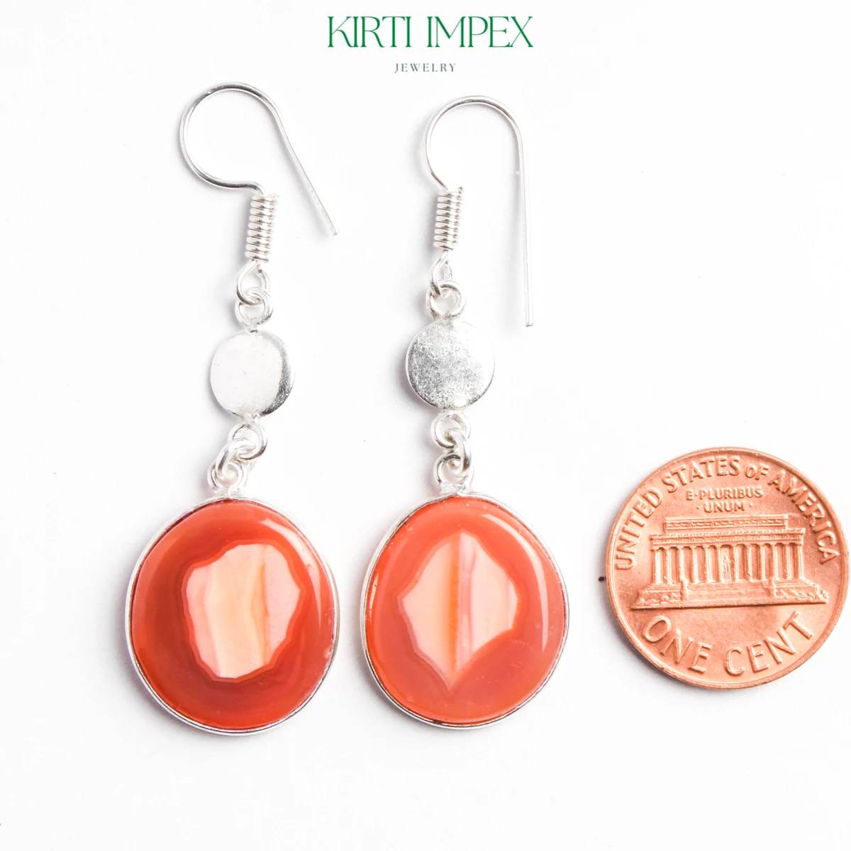 Multi-Color French Wire Wholesale Bezel Set Earrings Silver Plated For America Gift Retailers Bulk Deals Free Shipping