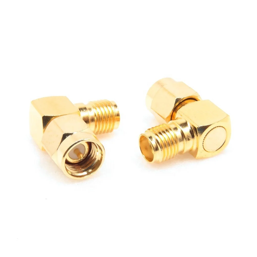 Разъем SMA, прямоугольный переходник «штырь-гнездо»