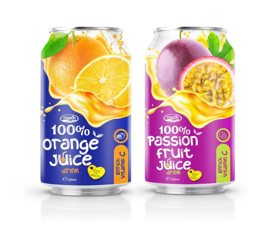 Оптовая продажа 100% свежий апельсиновый сок банка навон USDA Органическая 330 мл