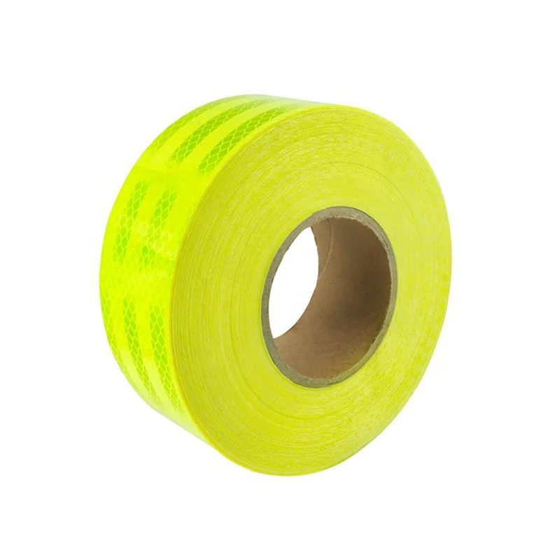 
 Прямая продажа с завода, лимонно-зеленая Светоотражающая наружная лента на заказ для грузовика на продажу  