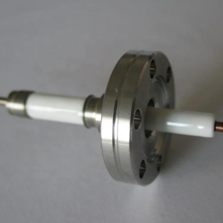 Custom Industrial Ceramic to Metal Brazed Feedthrough  with Good Insulation and Tight Sealing
