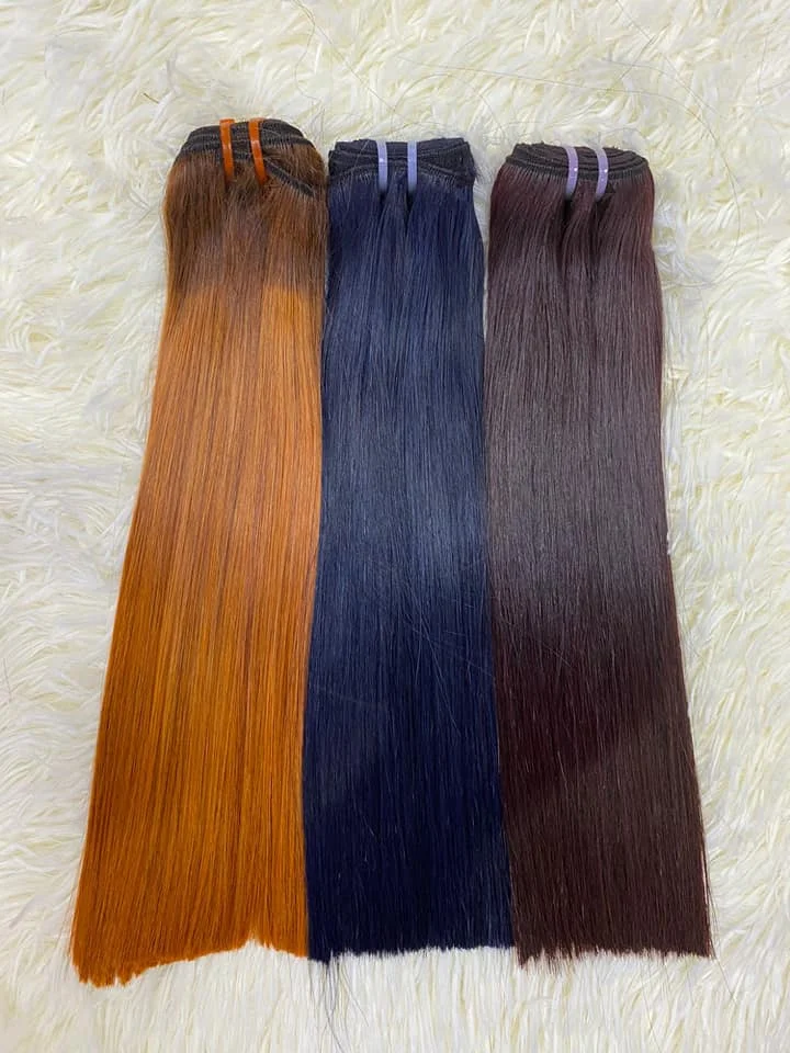 Заводская цена 100% человеческие волосы высокое качество цветные шелковистые прямые сделанные во Вьетнаме