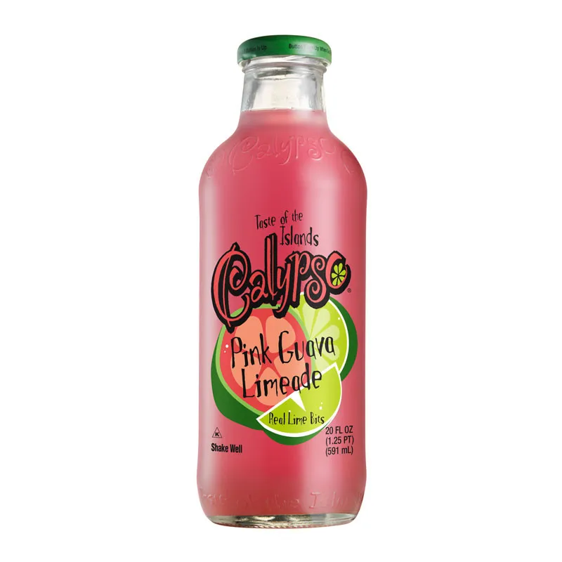 Calypso paradise punch lemonade / Calypso 473ML x 12 glass bottles Kiwi Lemonade / Calypso All Natural Flavors Lemonade Drink
