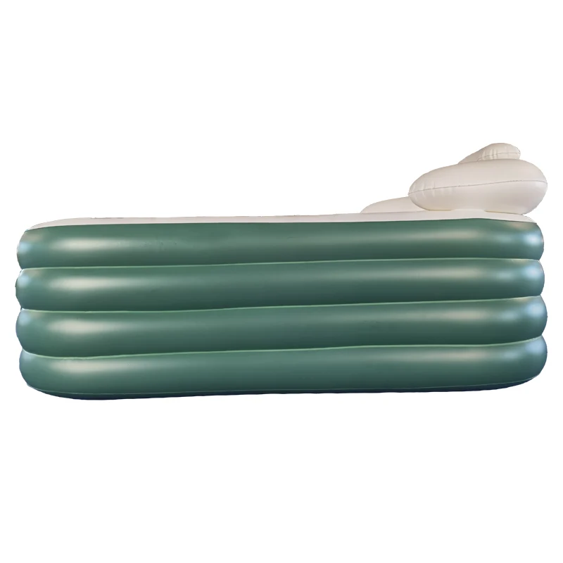 Top Grade High-Density Pvc Bath Folding Tank Inflatable Hot Tub Spa With Cover For Sale