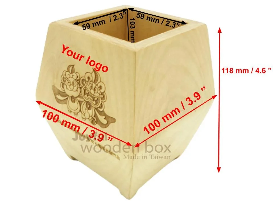 Joy OEM/ODM/ручная работа, офисные канцелярские принадлежности, настольный органайзер, многофункциональный стакан, деревянный держатель для карандашей