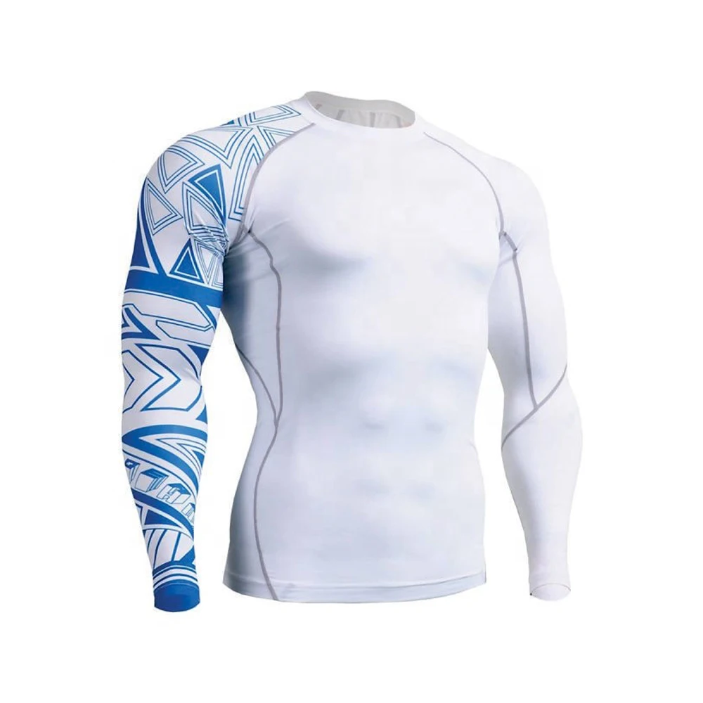 Создай свой собственный логотип Рашгард лучшие продажи по разумной цене индивидуальному заказу большого размера для взрослых мужчин сублимированные