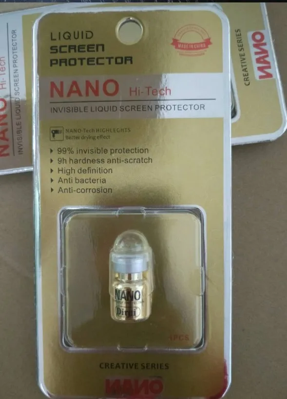 Золотые Новые поступления 9H Nano Technology Guard Hi-Tech жидкий экран протектор для мобильного
