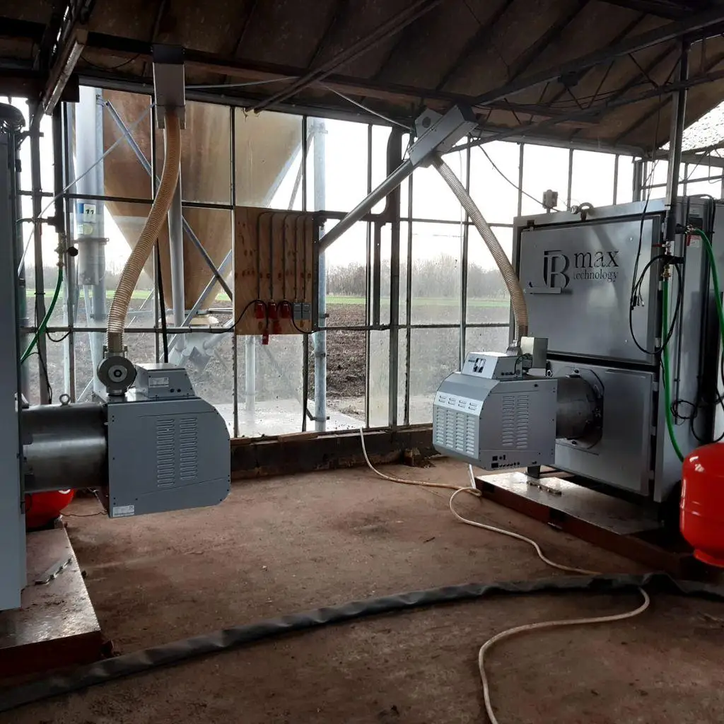 B-max pellet boiler 500 kW for industrial environments