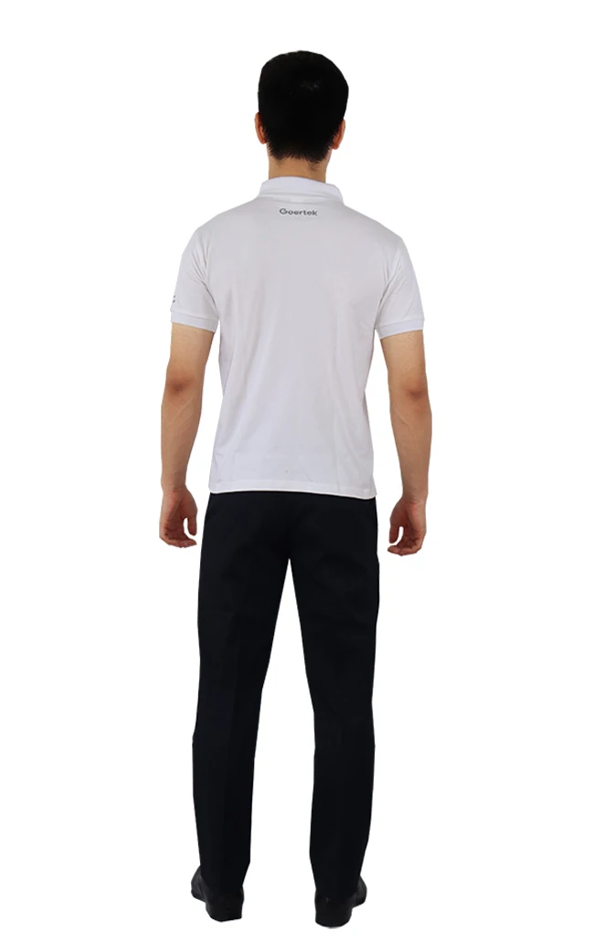 Wholesale white polo shirt for men 100% cotton made in Vietnam