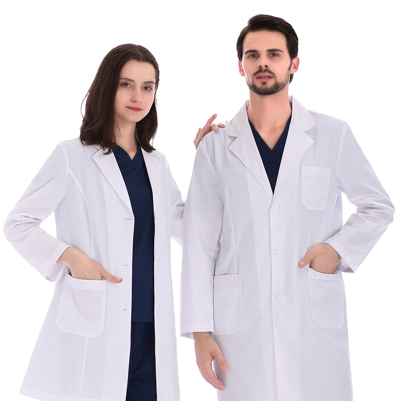 Professional High Quality Hospital Wear Medical Nursing Scrubs Doctor Uniform lab coat