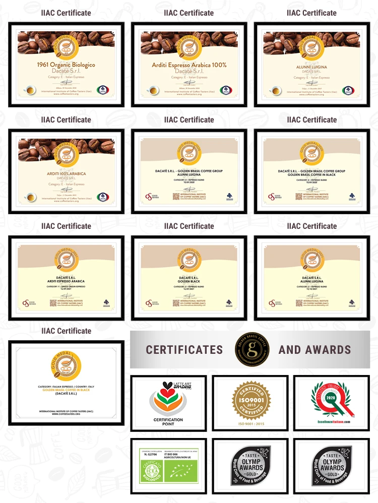 Professionals in Manufacturing Best Made Italy Arabica Ground Roasted Coffee 250 Gram Tin for