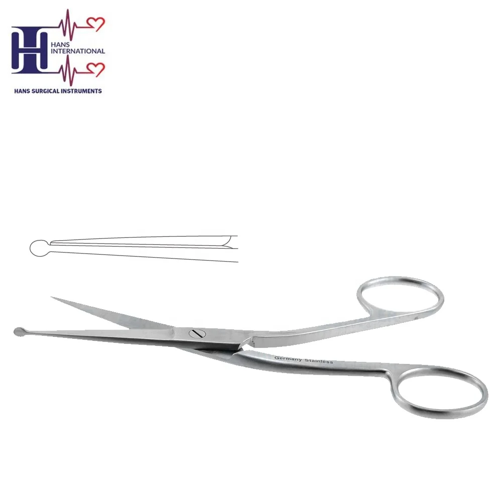 Knowles Bandage Scissors Angled Microsurgery Instruments