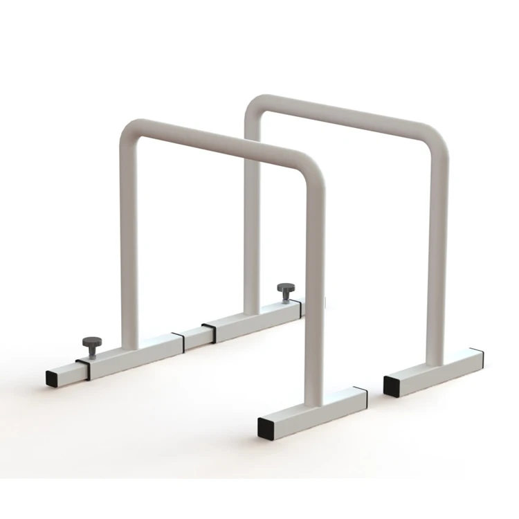 Top quality floor push-up dip bars all steel with anti-slip coating, home gym exercise equipment