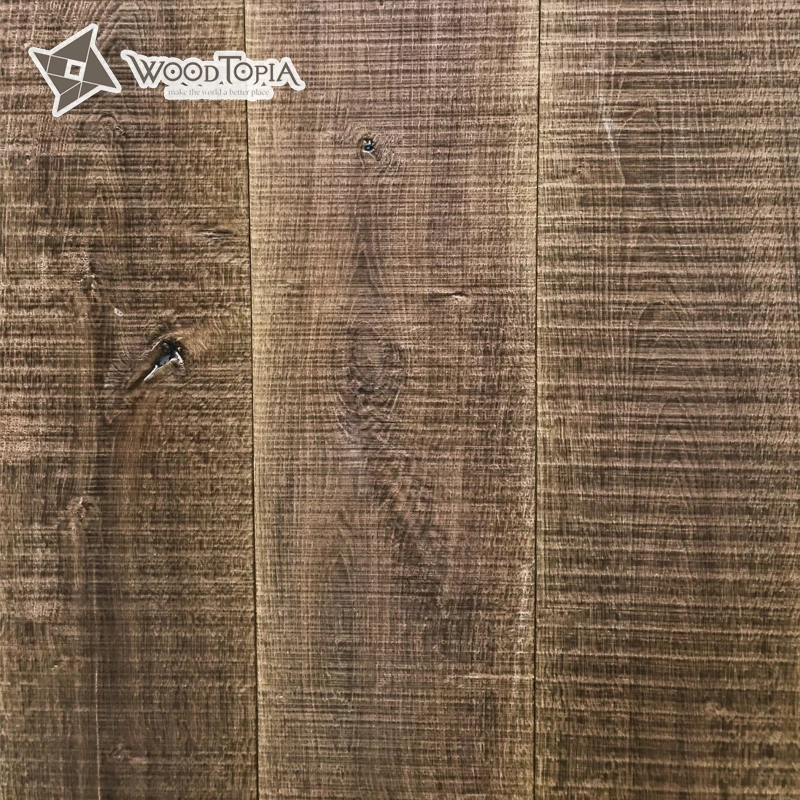 Reclaimed Band Saw Cut Oak Engineered Wood Flooring