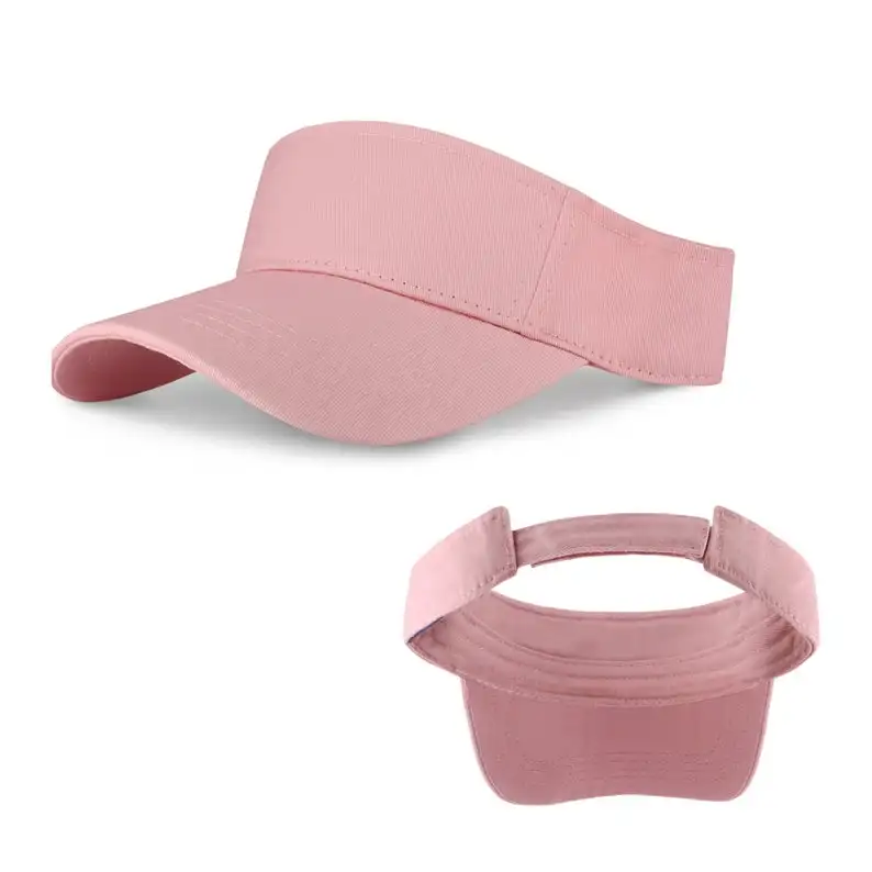 Plain Visor Hat Custom Color Logo Visor Hat Choose Your Own Color 100% Cotton Custom Color Logo Visor Hat